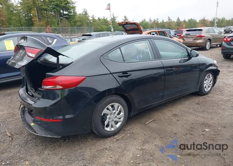 2018 Hyundai Elantra Se from USA, damaged, VIN 5NPD74LF6JH351746